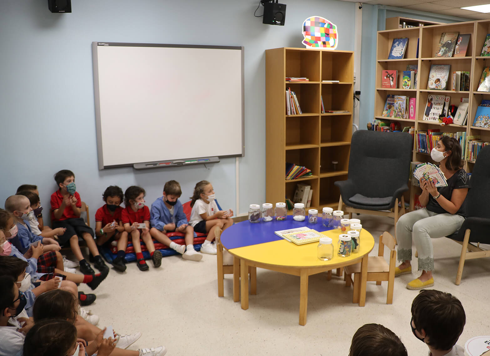 Biblioteca, primària Escola Montcau – La Mola Matadepera